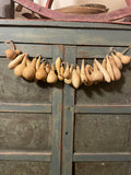 Primitive Mixed Gourd Garland 30 Inches