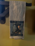Primitive Decorative Fall Flour Sac Towel With Picture 28x29