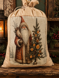 Large Primitive Winter Pantry Bag Shelf Sitter 12x10