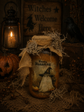Primitive Fall Pantry Jar 6x4