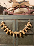 Primitive Banana Egg Gourd Garland 40 Inch