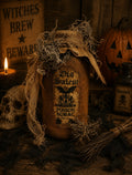 Primitive Fall Pantry Jar 6x4