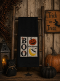 Primitive Halloween Towel 28x17