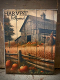 Primitive Fall Grungy Decorative Canvas Print 8x10