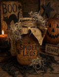 Primitive Fall Pantry Jar 6x4