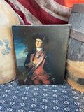 Primitive Americana Grungy Decorative Canvas Print 8x10