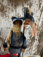 Primitive Soldier Doll On Stand 14x4