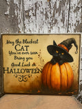 Primitive Fall Grungy Decorative Canvas Print 8x10