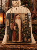Large Primitive Winter Pantry Bag Shelf Sitter 12x10