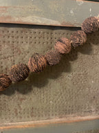 Primitive Black Walnut Garland 24 Inches