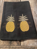 Primitive Towel With Pineapple 28x17
