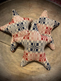 Primitive Coverlet Americana Star Set 9x8