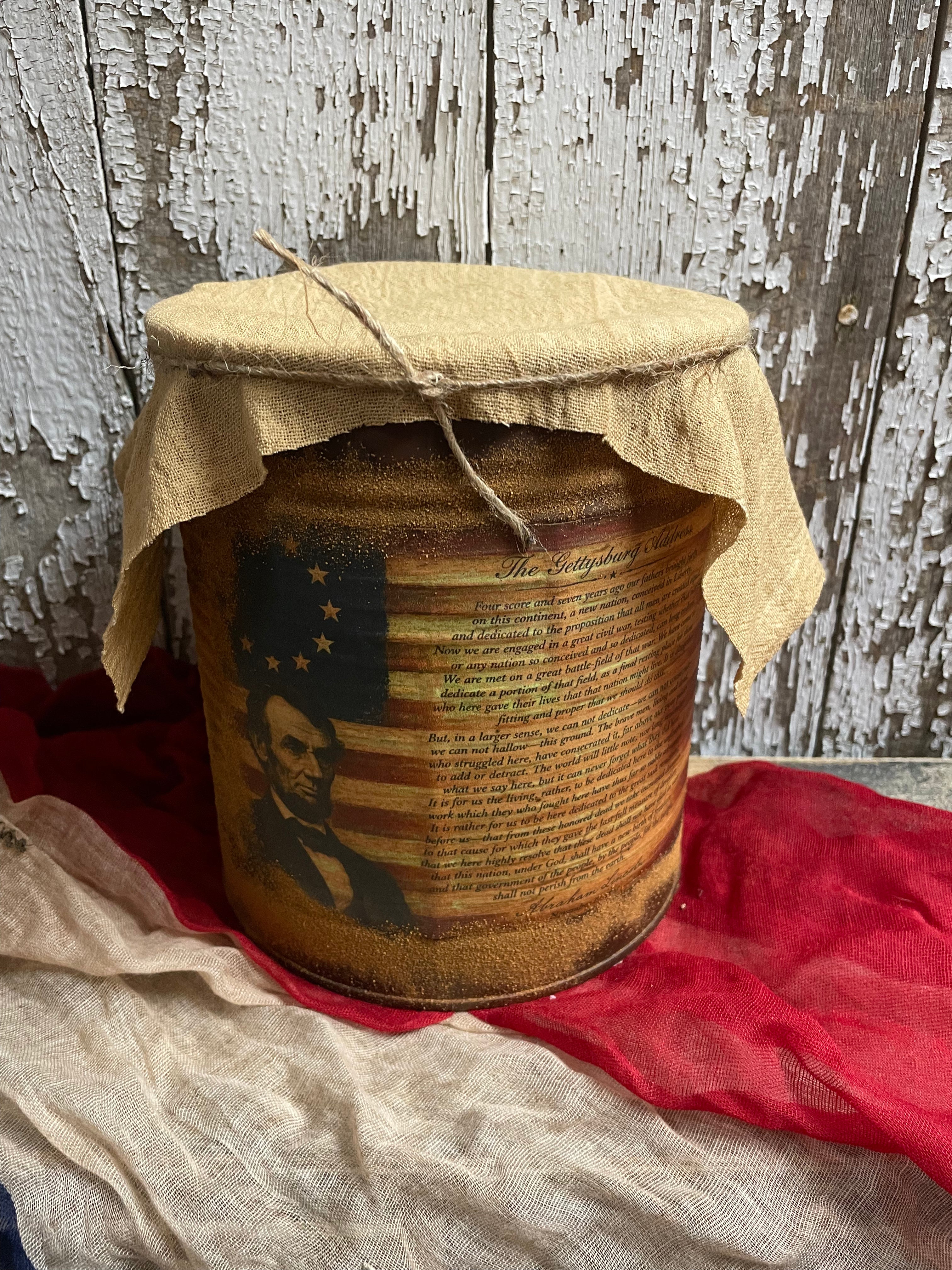 Large Primitive Pantry Can Shelf Sitter 7x6