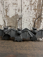 3 Primitive Bat Hangers Rugged Chic 9x4