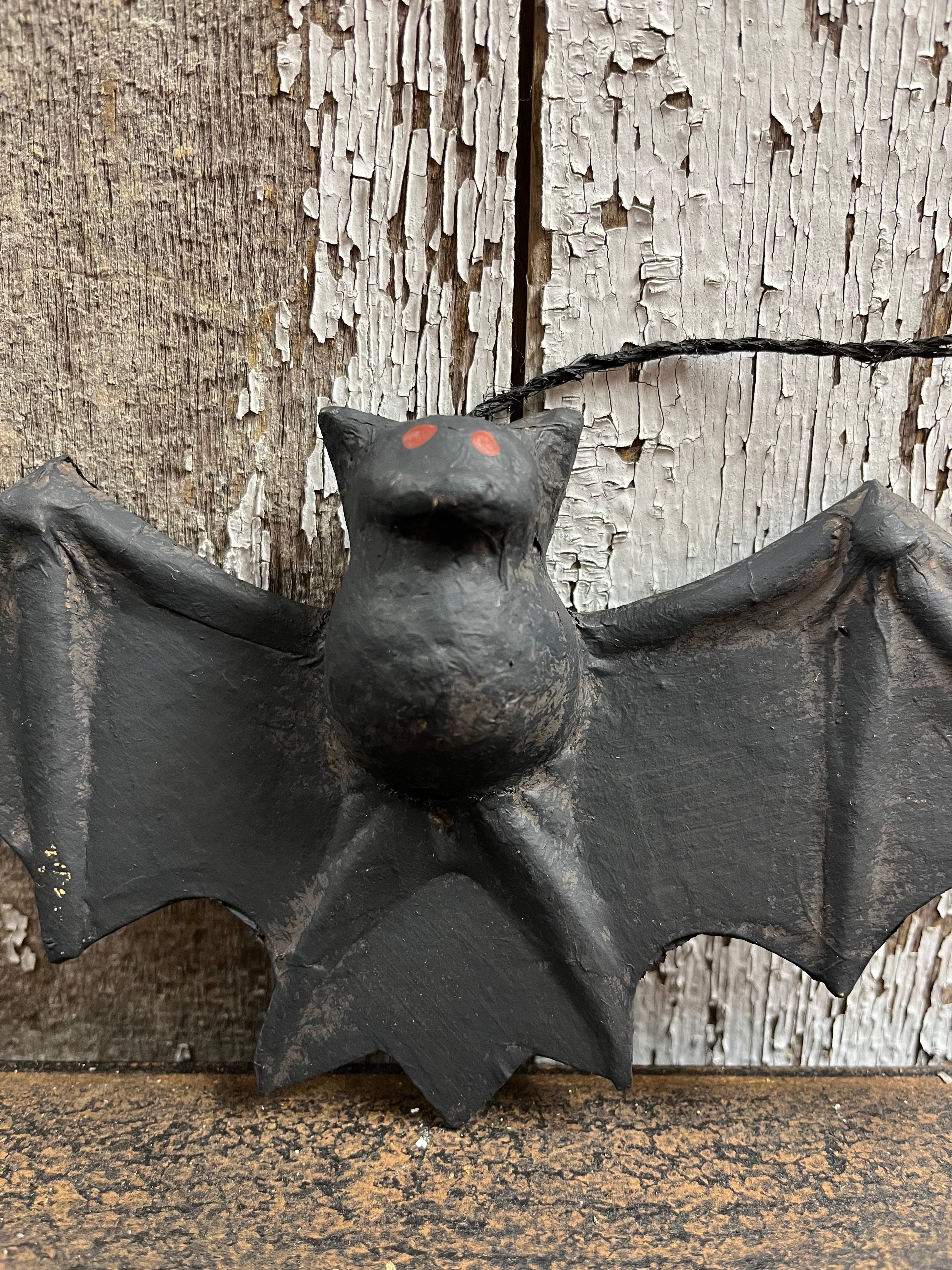 3 Primitive Bat Hangers Rugged Chic 9x4