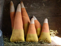 6 Primitive Candy Corn Shelf Sitters