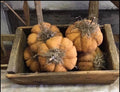 6 Primitive Fall Halloween Small Orange/Mixed Pumpkins 4 Inches