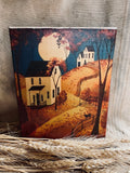 Primitive Fall Grungy Decorative Canvas Print 8x10