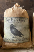 Large Primitive Crow Bag Shelf Sitter 12x10