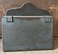 Primitive 10x11x6 Wooden Thermostat Cover Country Blue